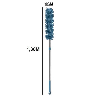 Imagem de Espanador Em Microfibra com Cabo Longo Retrátil em Inox 1m