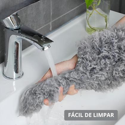 Imagem de Espanador Flexível Telescópico Lavável Multiuso Mop