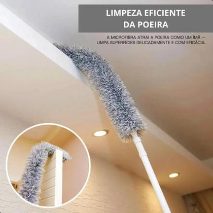 Imagem de Espanador Retátil Extensível Lavável Telescópico Mop