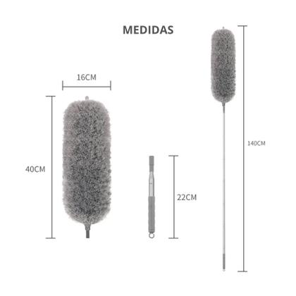 Imagem de Espanador Retátil Extensível Lavável Telescópico Mop