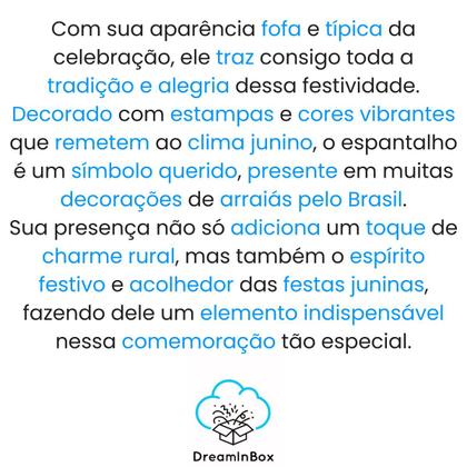 Imagem de Espantalho de palha junino festa junina são joão arraiá 2 unidades