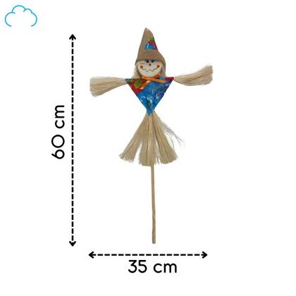 Imagem de Espantalho de palha junino festa junina são joão arraiá 2 unidades