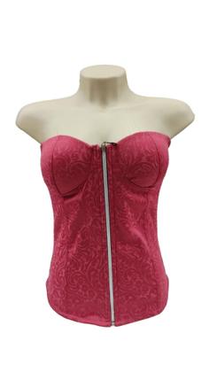 Imagem de Espartilho Corpete Corset Corselet Modelador Vermelho BM