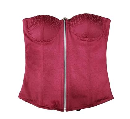 Imagem de Espartilho Corpete Corset Corselet Modelador Vermelho BM