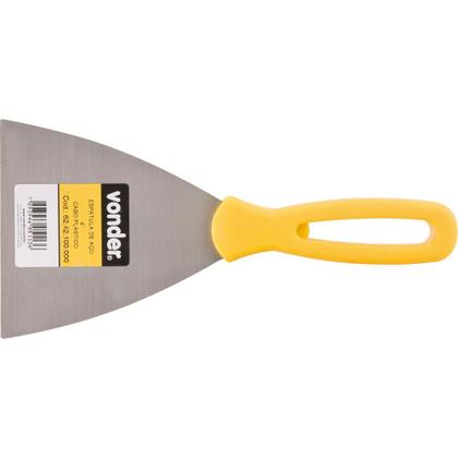 Imagem de Espátula Betumadeira Aço Carbono 4 10cm Cabo Plástico - Von
