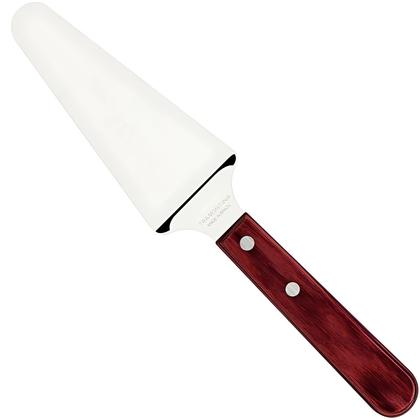 Imagem de Espátula Bolo Aço Inox Tramontina Polywood Madeira Vermelho