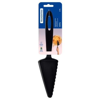 Imagem de Espátula Bolo Torta Lado Serrilhado Tramontina Nylon Preto
