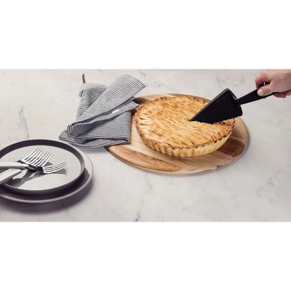 Imagem de Espátula Bolo Torta Lado Serrilhado Tramontina Nylon Preto