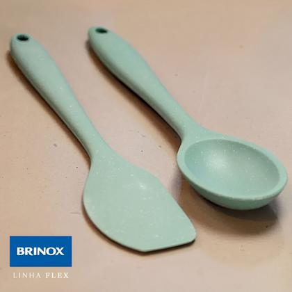 Imagem de Espatula de Silicone Flex 28 cm Verde 2253/331 Brinox