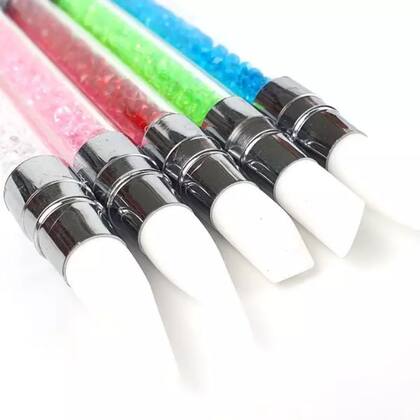Imagem de Espátula de Silicone para Unha 14cm Cores Diversas