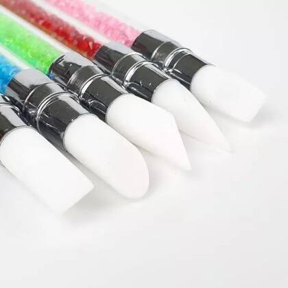 Imagem de Espátula de Silicone para Unha 14cm Cores Diversas