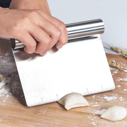 Imagem de Espatula e Raspador para Massas e Bolos - Cortador de Cozinha Original em Inox - PANAMI