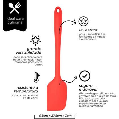 Imagem de Espatula Grande Silicone 5912 - Mimo Style