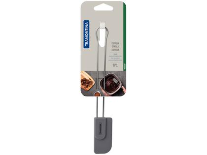 Imagem de Espátula Molde em Silicone Cinza com Cabo em Aço Inox Tramontina - 25816160