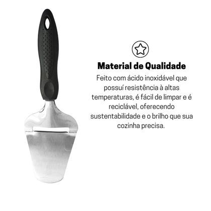 Imagem de Espátula Ralador Cortador Fatiador Plaina Para Queijo 26cm