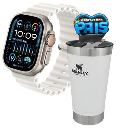 Especial Pais Smartwatch Série 9 Ultra + Caneca Térmica inox + 2 Pulseiras + seu Pai vai amar! - Hiwatch Imagem de Especial Pais Smartwatch Série 9 Ultra + Caneca Térmica inox + 2 Pulseiras + seu Pai vai amar!