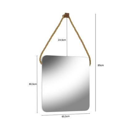 Imagem de Espelheira para Banheiro 60,5x60,5cm Nice Branco