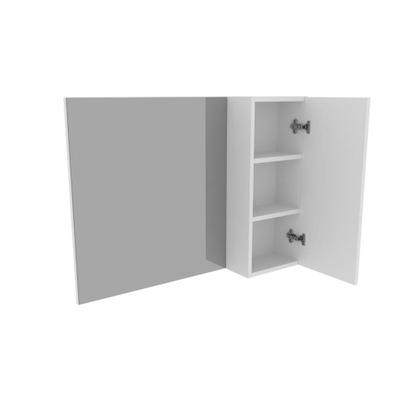 Imagem de Espelheira para Banheiro 80cm com 1 Porta BN3602 Branco - Tecno