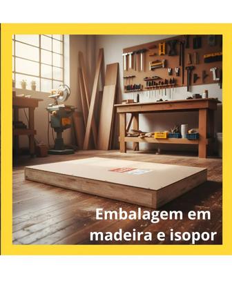 Imagem de Espelho 4mm Led 80x60 cm LED 3 CORES Botão Touch Luz Ajustável Dimerizável retangulo quadrado luz frontal iluminado 60x80