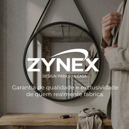 Imagem de Espelho Adnet 60cm Redondo Decorativo Com alça Com Suporte