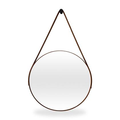 Imagem de Espelho Adnet Redondo 30cm Kit com 2 unidades para Banheiro Quarto Sala