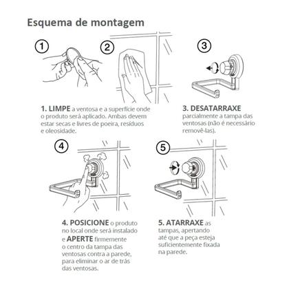 Imagem de Espelho Antiembaçante Com Ventosa E Suporte Gilette Banheiro
