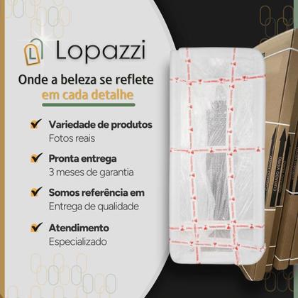 Imagem de Espelho Base Reta com Moldura Corpo Inteiro 150x60