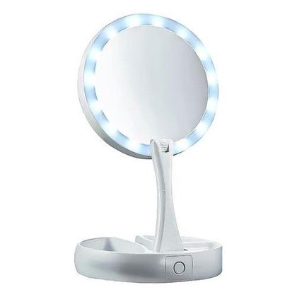 Imagem de Espelho Com LED para Maquiagem com Porta Acessórios