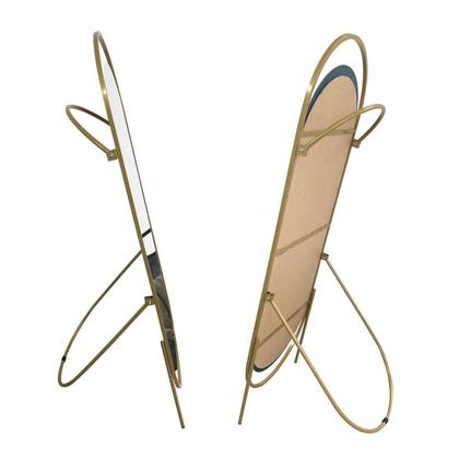 Imagem de Espelho de Chão Glam com Suporte 43cm X 153cm Oblongo Dourado