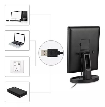 Imagem de Espelho De Mesa 22 Led Com Aumento Para Maquiagem Giratório Iluminador Facial