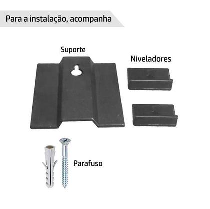 Espelho de Vidro 40cm Redondo Decorativo Banheiro Sala Casa com Suporte para Fixação - LOJAS 3B Imagem de Espelho de Vidro 40cm Redondo Decorativo Banheiro Sala Casa com Suporte para Fixação