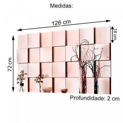 Imagem de Espelho Decorativo 126cmX72cm Liverpool Para Sala Quarto Cozinha