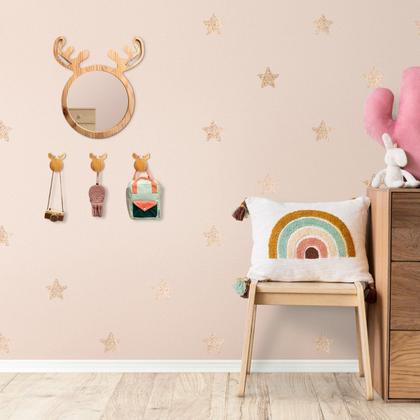 Imagem de Espelho Decorativo Infantil 43x44cm Alce