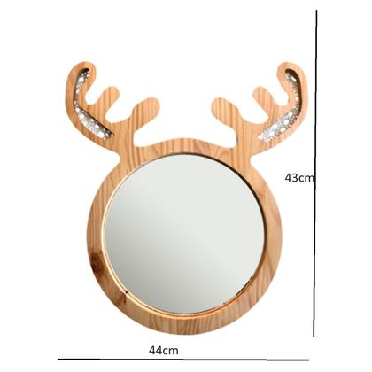 Imagem de Espelho Decorativo Infantil 43x44cm Alce