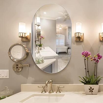 Imagem de Espelho Decorativo Lapidado Oval 60x80cm