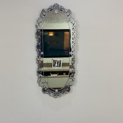 Imagem de Espelho Decorativo Moldura Corpo Inteiro Bolonha 55x150