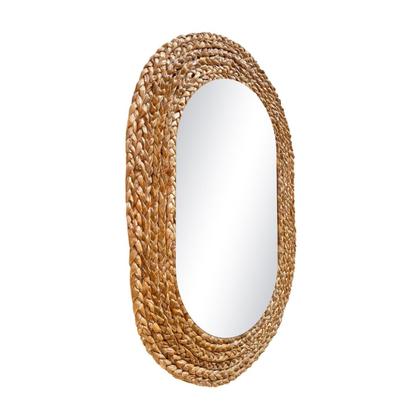 Imagem de Espelho Decorativo Oblongo Nature Taboa 60x80cm In House Decor Marrom