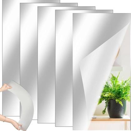 Imagem de Espelho Dobrável Portátil 100x50cm Snel Home para Maquiagem e Decoração