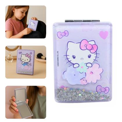 Imagem de Espelho Duplo Com Aumento Hello Kitty Acessórios Make