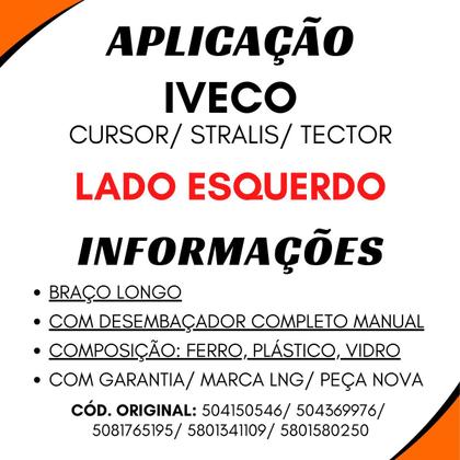 Imagem de Espelho Esquerdo C/Desemb. Completo Stralis/ Cursor/ Tector