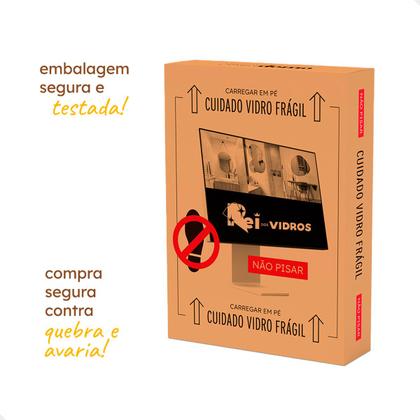 Imagem de Espelho Grande Decorativo Orgânico Sala 44x64cm Mod Paris 