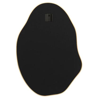 Imagem de Espelho Grande Orgânico com Moldura de Metal 70x50 Decoração Sala Banheiro Loja