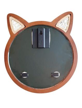 Imagem de Espelho Infantil Decorativo 43x44cm Pinus - Modelo Raposa