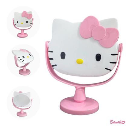 Imagem de Espelho Maquiagem Infantil Com Suporte De Mesa Hello Kitty