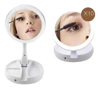 Imagem de Espelho Moderno De Mesa Camarim Mulheres C/Luzes De Led