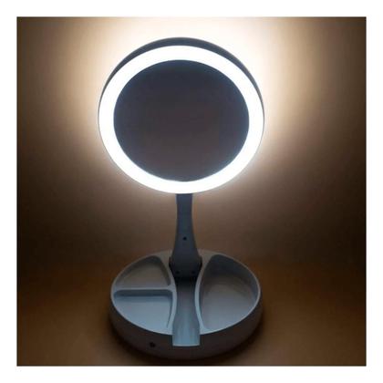 Imagem de Espelho Moderno De Mesa Camarim Mulheres C/Luzes De Led