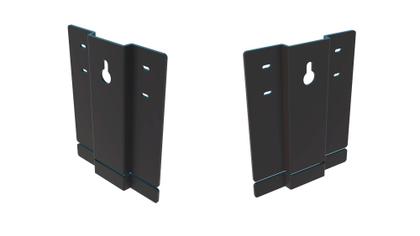 Imagem de Espelho Orgânico Com Moldura Preta, Espelho Sem Formato Forma Diferente Torto