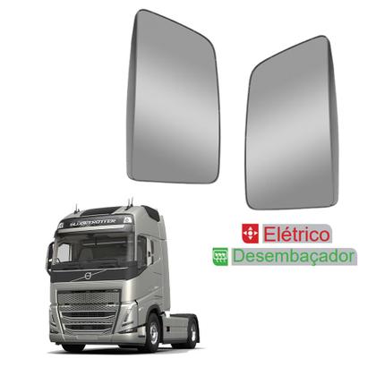 Imagem de Espelho p Volvo FH 2016 2017 LD LE c Desembaçador Elétrico