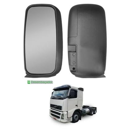 Imagem de Espelho p Volvo FH/FM/NH até 2009 Convexo c Desembaçador LE