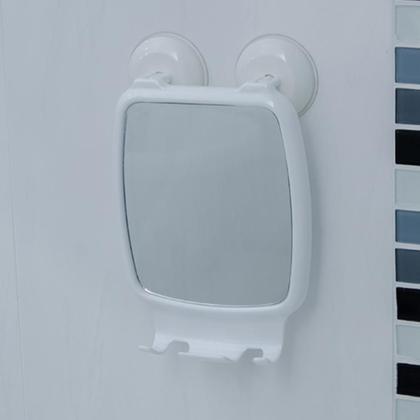 Imagem de Espelho Para Box Com Ventosa E Suporte Para Barbeador Astra